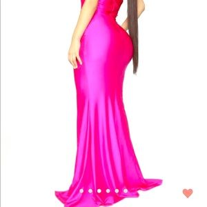 Fashion Nova Magenta Dress